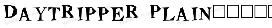 Daytripper Plain字体转换